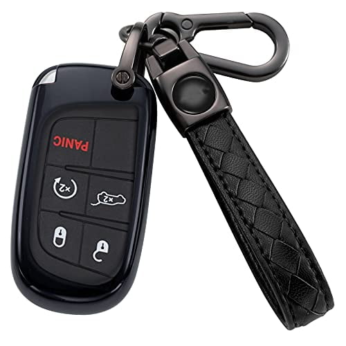 for Jeep Key Fob Cover,Key Fob Cover Case for 2017 2018 2016 Jeep Grand Cherokee Wrangler Compass Cherokee Renegade Patriot Grand Comander 3 4 5 Buttons Protector,Black for Jeep Key Fob Cover,Key Fob Cover Case for 2017 2018 2016 Jeep Grand Cherokee Wrangler Compass Cherokee Renegade Patriot Grand Comander 3 4 5 Buttons Protector,Black